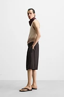 T-SHIRT EN MAILLE COTON - LIN