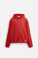VESTE STRUCTURE OUVERTE CAPUCHE