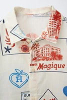 CHEMISE IMPRIMÉ HÔTEL MAGIQUE © X ZARA