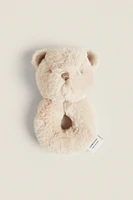 CHILDREN’S BEAR SOFT PLUSH TOY RATTLE