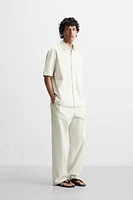 CHEMISE COTON - CHANVRE RAYÉES
