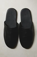 CHAUSSONS OUVERTS À L'ARRIÈRE CUIR