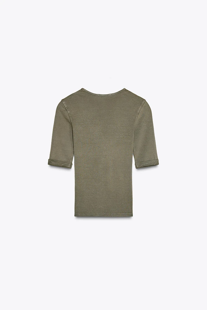 WASHED COTTON SHIRT