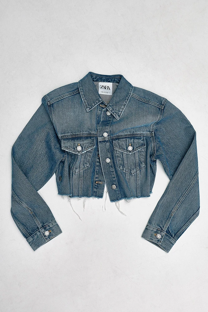 CROPPED DENIM JACKET