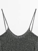 Top en maille 100 % coton