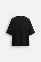 STRUCTURED WASHED T-SHIRT