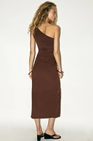 ROBE EN POLYAMIDE ASYMÉTRIQUE