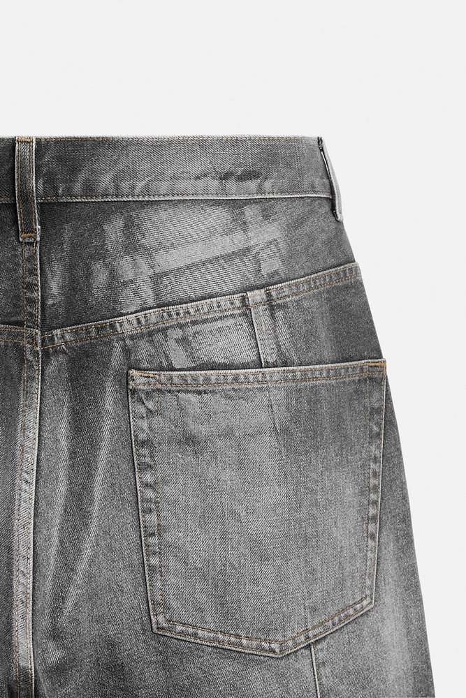 WAXED EFFECT JEANS LIMITED EDITION