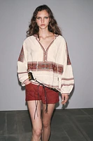 EMBROIDERED BLOUSE ZW COLLECTION