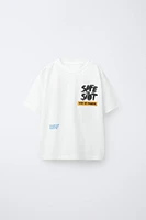 T-SHIRT À IMPRIMÉ GRAFFITI