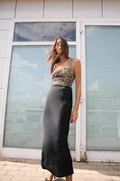 WIDE STRAP POLYAMIDE TOP
