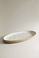 PLAT OVALE TEXTURÉ