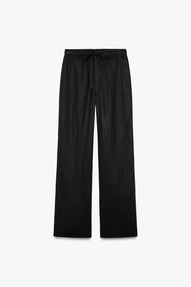 STRAIGHT LEG DRAWSTRING PANTS