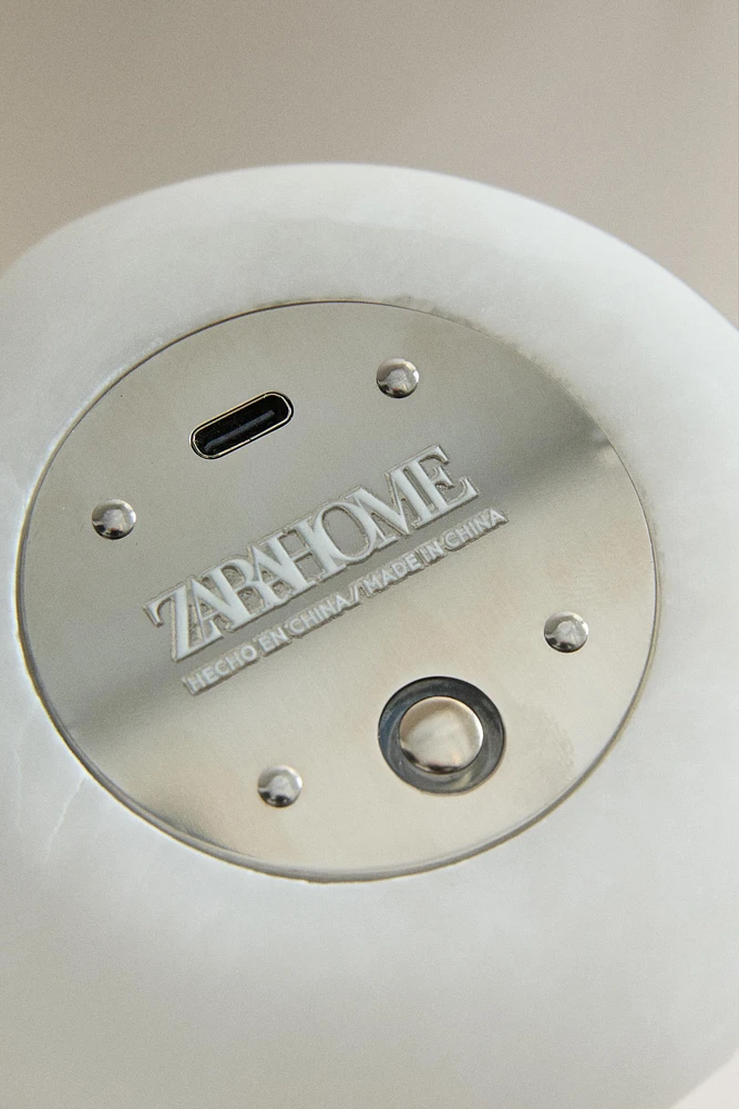 LAMPE DE TABLE ALBÂTRE RONDE