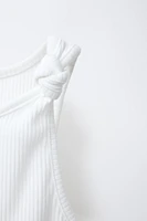 STAR KNOT RIB TOP