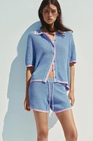 VESTE POLO EN MAILLE