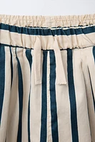 STRIPED BALLOON PANTS