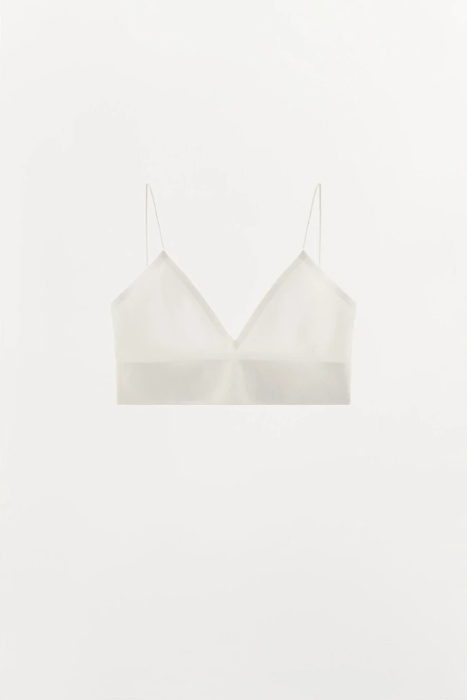 BRALETTE TRIANGLE SANS COUTURE