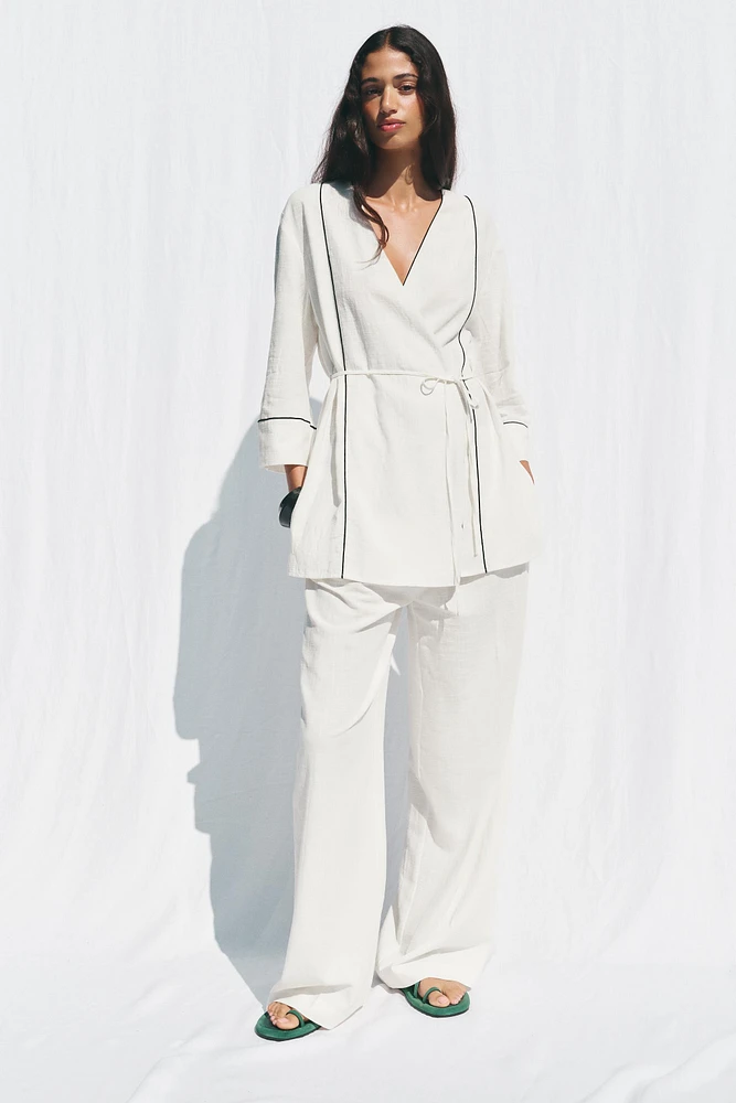 TRIM WRAP JACKET