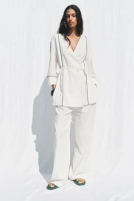 TRIM WRAP JACKET