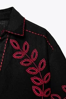 ZW COLLECTION EMBROIDERED SHIRT