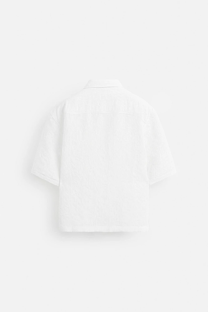 STRIPED JACQUARD SHIRT