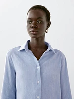 Long sleeve linen shirt