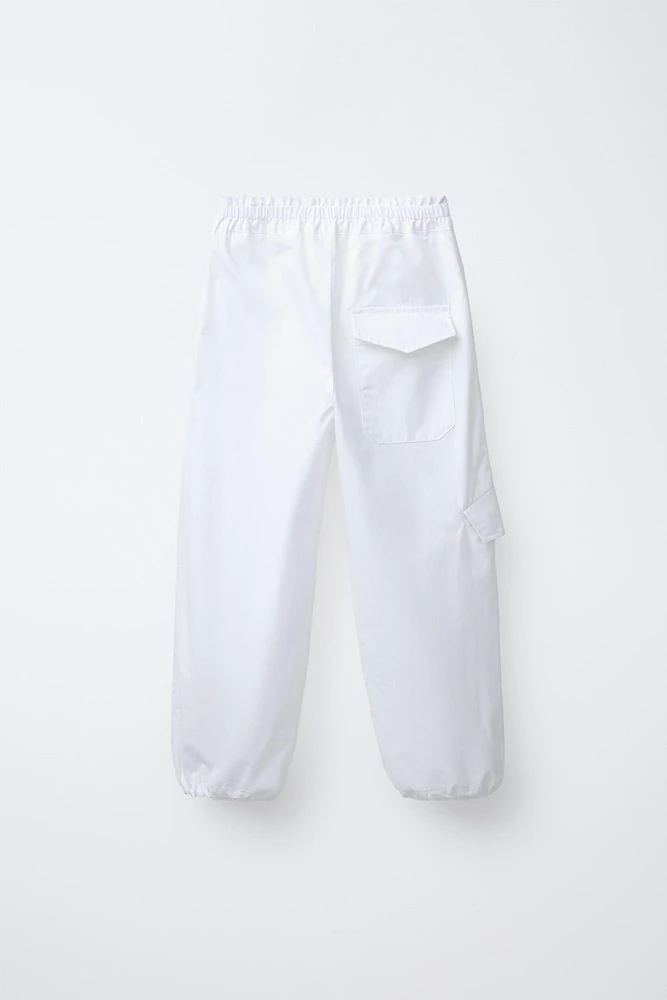POPLIN JOGGER PANTS