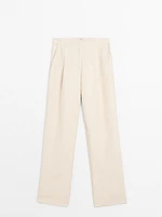 Trousers with dart detail - Limited Edition