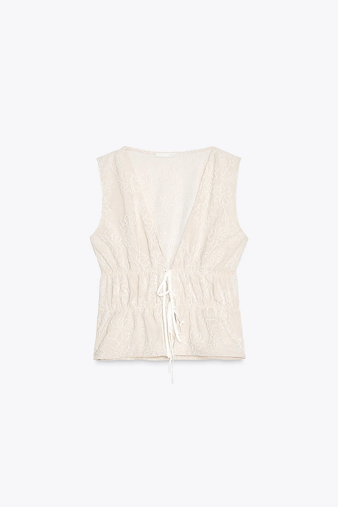 TOP RUSTIQUE JACQUARD