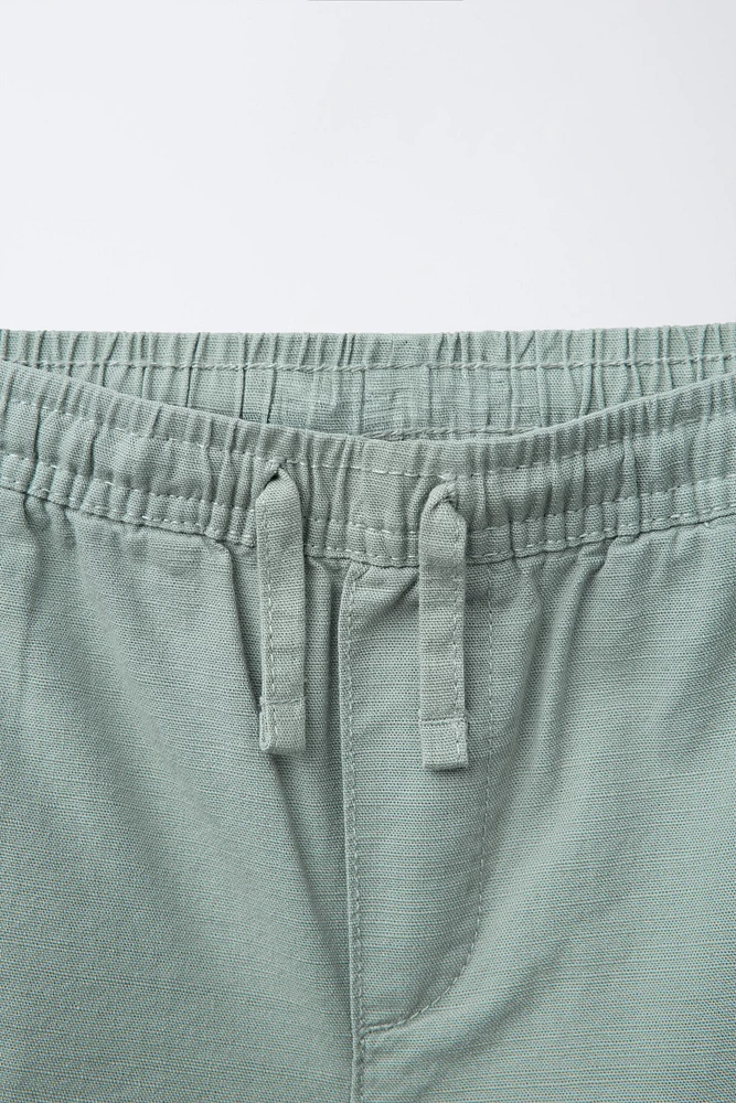 LABEL ELASTIC SHORTS
