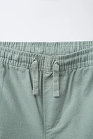 LABEL ELASTIC SHORTS
