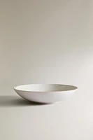 ASSIETTE CREUSE GRÈS