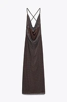 POLKA DOT MAXI DRESS