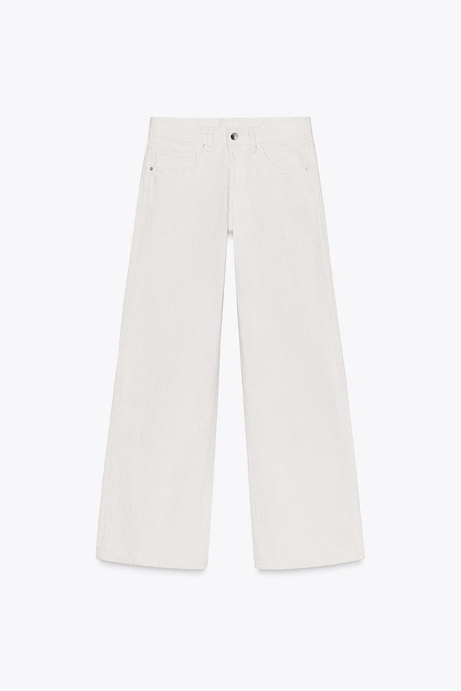 JEAN ZW COLLECTION WIDE LEG TAILLE BASSE