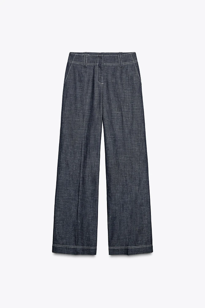 PANTALON SURPIQÛRES CONTRASTE