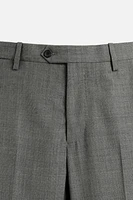 100% WOOL STRUCTURE SUIT PANTS
