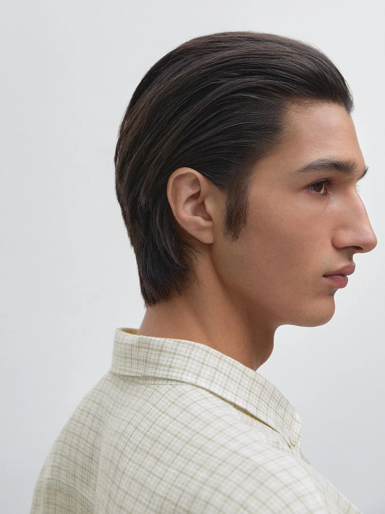 100% linen regular fit shirt
