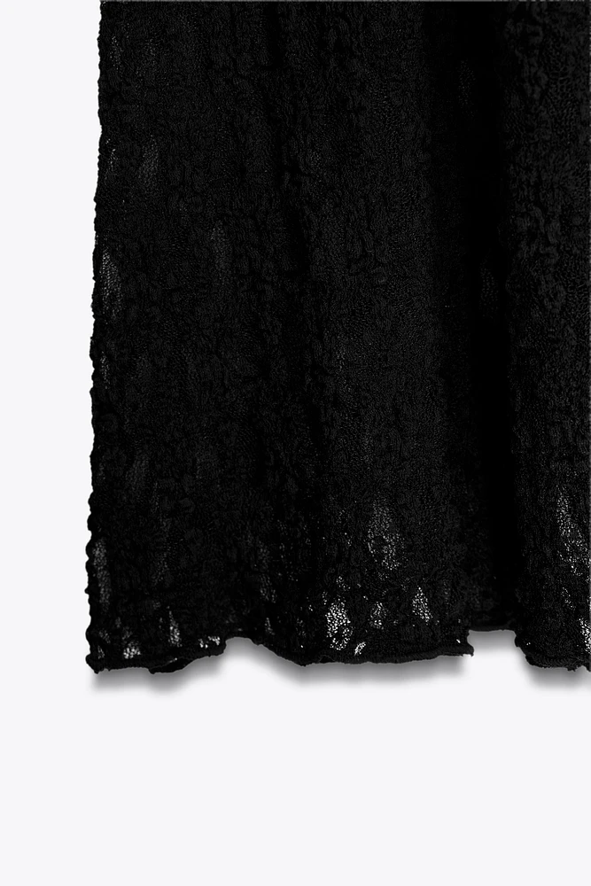 LONG LACE SKIRT