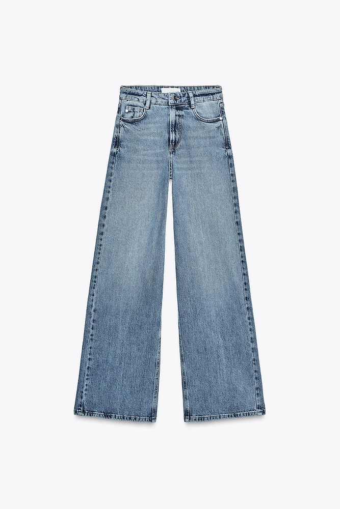 Z1975 HIGH RISE WIDE LEG LONG LENGTH JEANS
