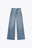 Z1975 HIGH RISE WIDE LEG LONG LENGTH JEANS