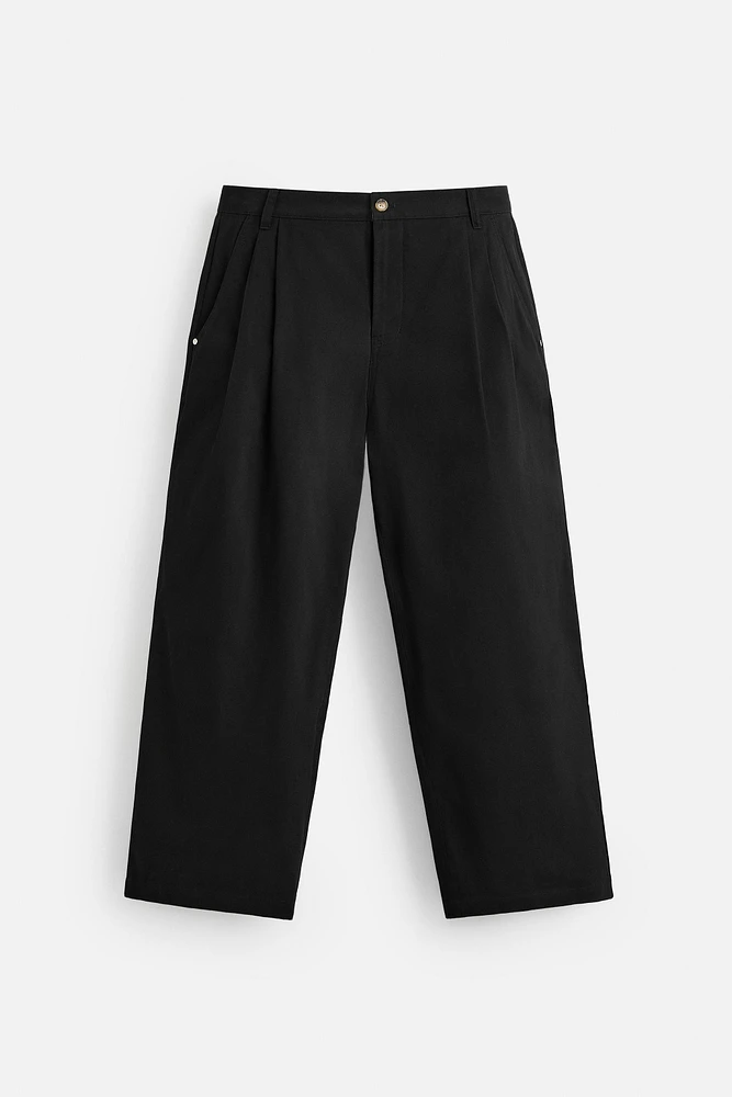 WIDE FIT CHINO PANTS
