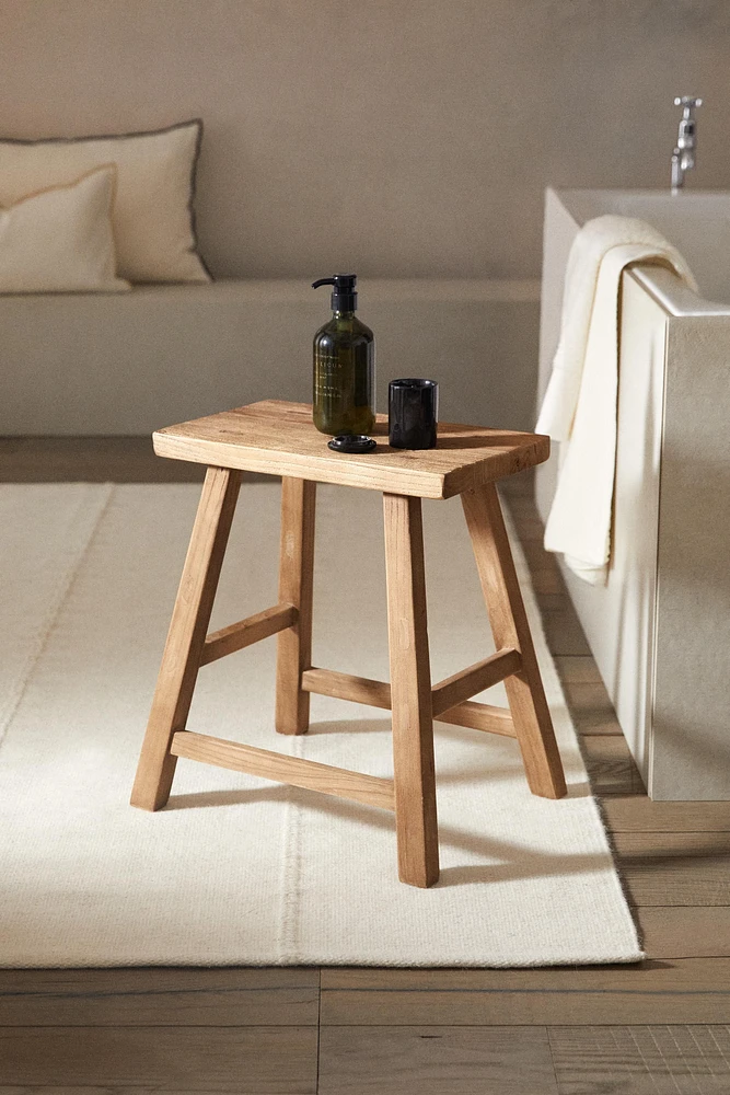 ELM WOOD STOOL