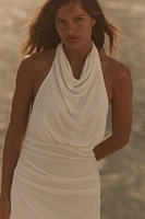 ROBE LONGUE HALTER DOS NU