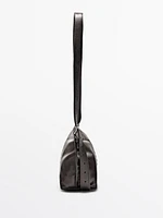 Mini-sac à bandoulière en cuir nappa