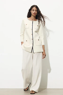 LONG KNIT JACKET