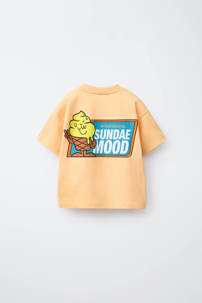 ICE CREAM PRINT T-SHIRT