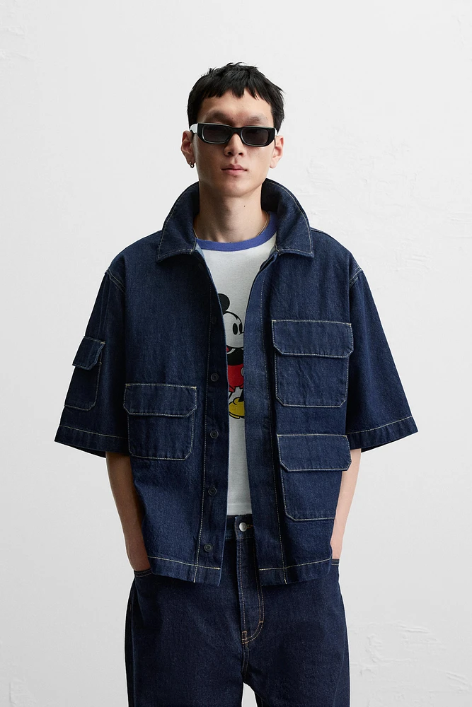 CHEMISE EN JEAN À POCHES