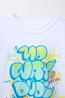 T-SHIRT IMPRIMÉ GRAFFITI