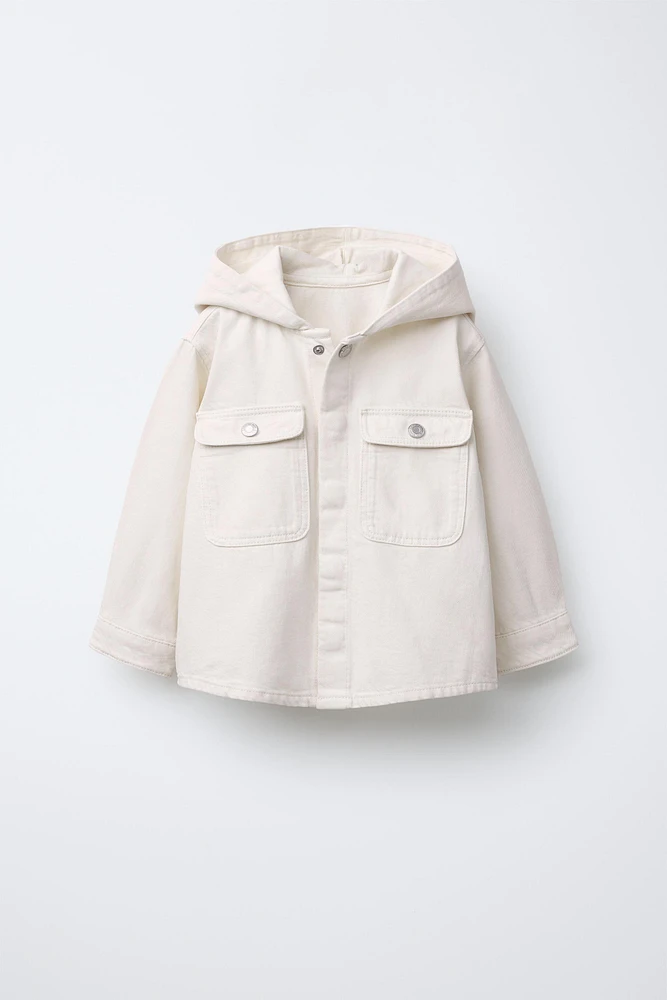 HOODED OVERSHIRT